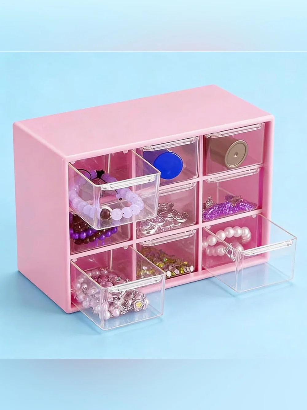 9-Drawer Plastic Storage Organizer - Home Storage & Organization